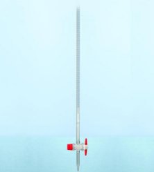 Burette 100ml, straight stopcock, DURAN, cl.AS, gl