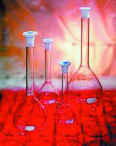 [9276694] Volumetric flasks, glass, Clas s A, Hirschmann, Ca
