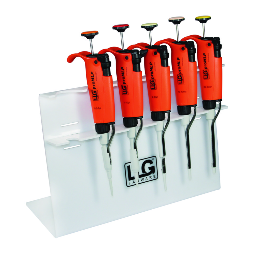 [9280011] Pipette stand, LLG, for 6 micropipettes, white