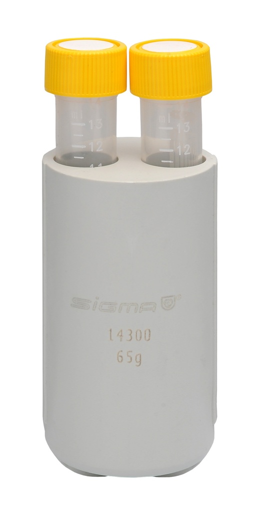 [2214300] Round adapter for 2 culture tubes 15 ml