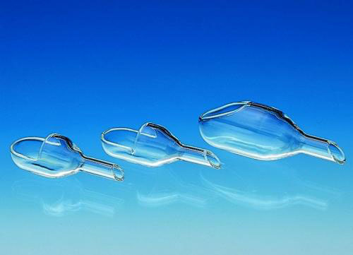 Weighing scoop, glass, length 80 mm