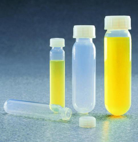 Centrifuge tubes, PTFE with screw cap cap. 10 ml