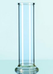 Gas jars, Duran, with base, flanged rim, 550 ml