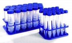 [9401431] Centrifuge tubes 15 ml, PP, clear, sterile, rack