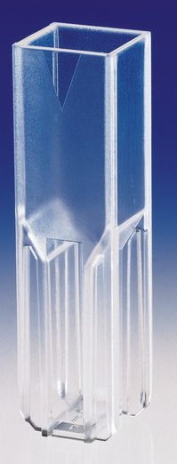 [9406114] Semi-micro cuvettes, Brand, PS, 10 mm, 1,5-3,0 mL, 100 pcs