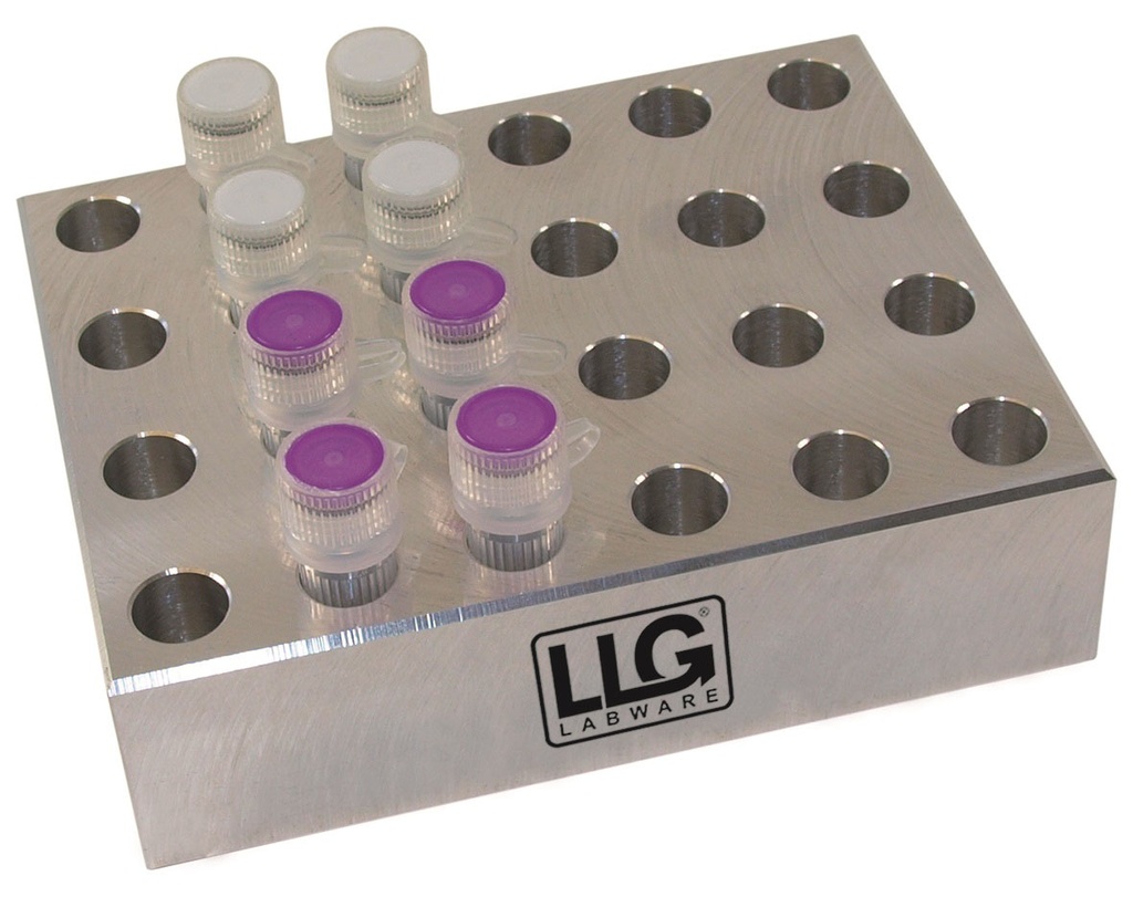 [9409017] LLG-aluminium block 24 x 1,5 ml tubes