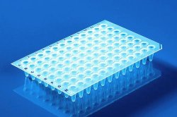 PCR-plates 96-well w/o frame, stand Profile, white