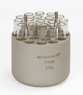 [2217658] Round carrier for 19 round bottom tubes 9 - 15 ml