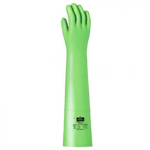 Chemical protection gloves, uvex rubiflex S NB60S, size 11