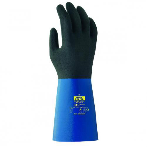 [9414620] Chemical protection gloves, uvex rubiflex S XG35B, size 11