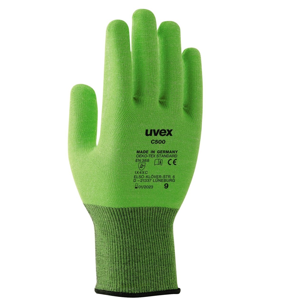 Protective gloves, uvex C500 dry cut protection, size 11