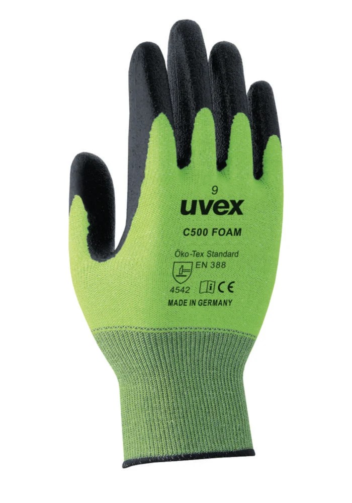Protective gloves, uvex C500 foam cut protection, size 7