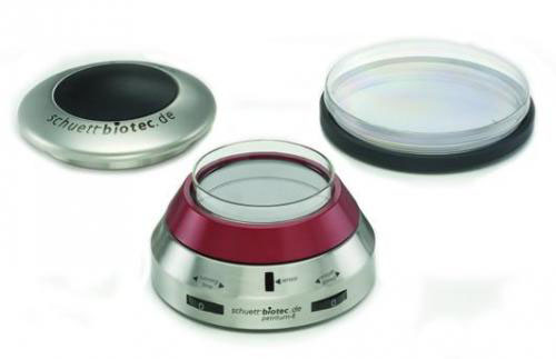 Accessories for Petri dish tur ntables, schütt pet