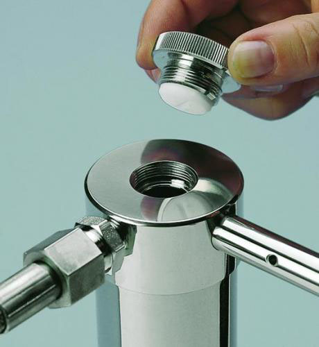Filter holder, Sartorius 16249, SS, Ø47 mm, 200 mL, for pressure filtration