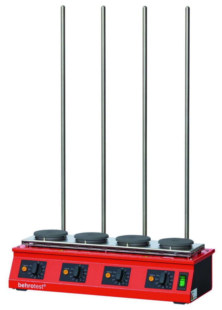 Multiple hotplate system, 8 individually adjustab