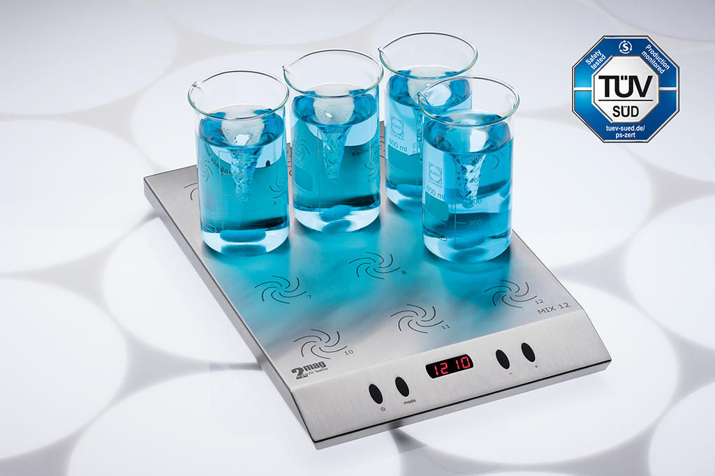 Multiposition magn. stirrer MIX/12XL,12 x 600ml