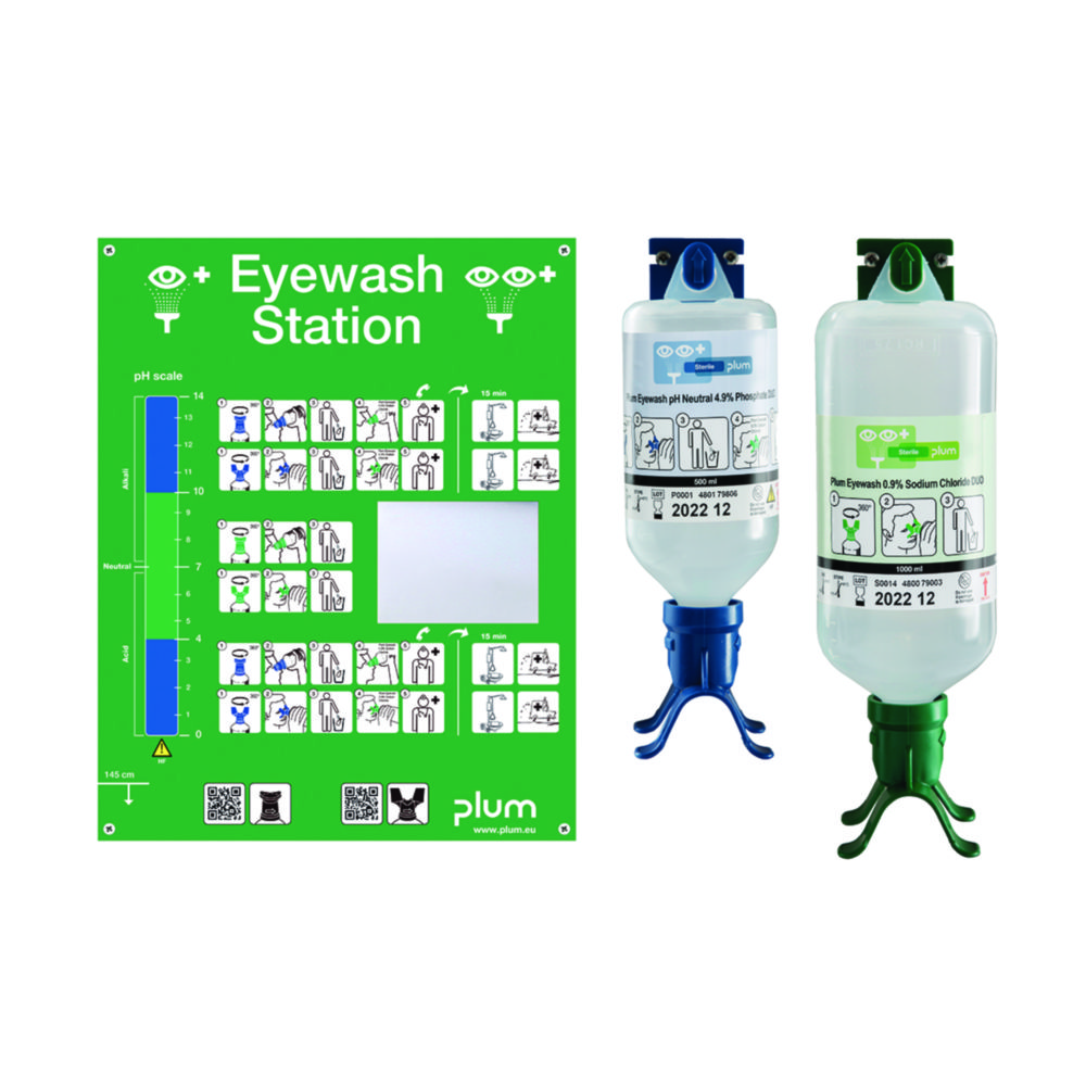 Eye wash emergency station DUO, B-Safety