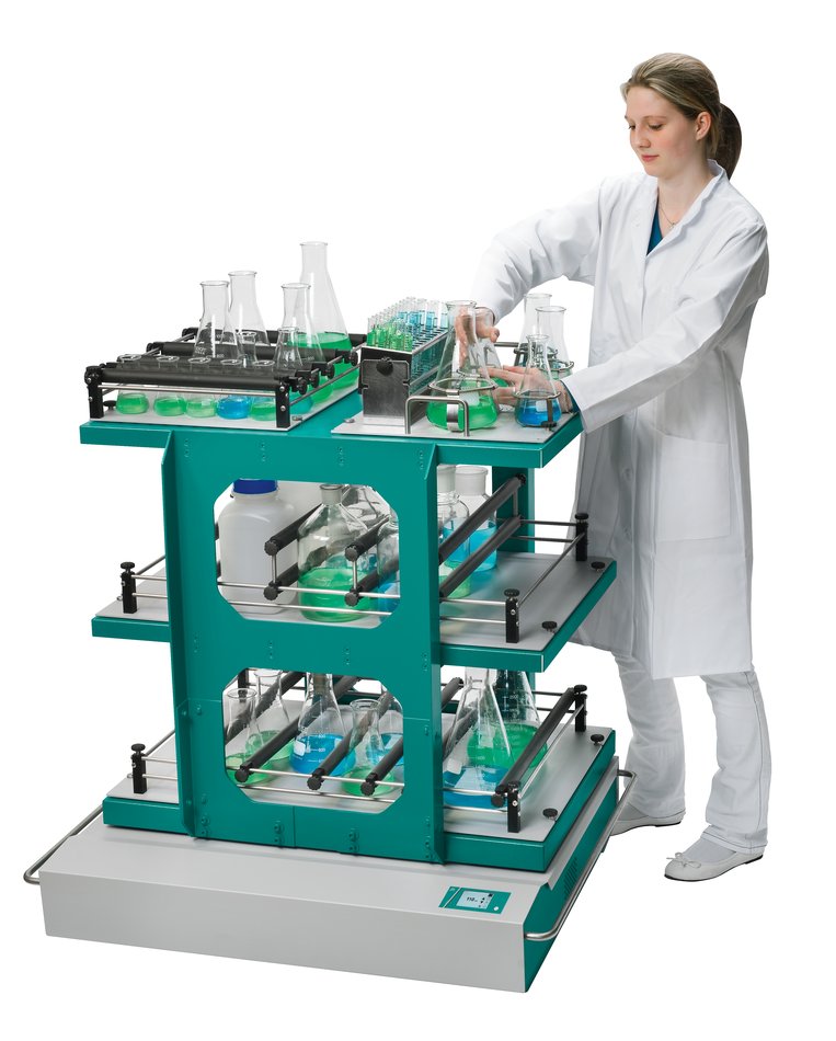 Multi-flask shaker VKS 75B,reciprocat.motion speed