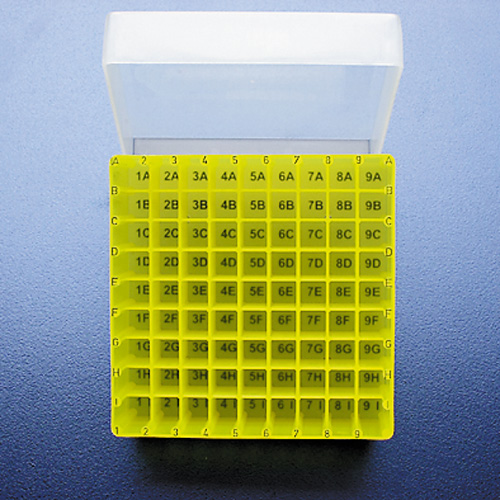 [99014] Cryobox, TPP, 133 x 133 x 95 mm, PP, 9 x 9, 3,8/4,5 ml tubes