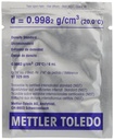 [9947551] Density standard, Mettler-Toledo, for Densito, Densito Pro, and Densito 30PX, 10x6 mL