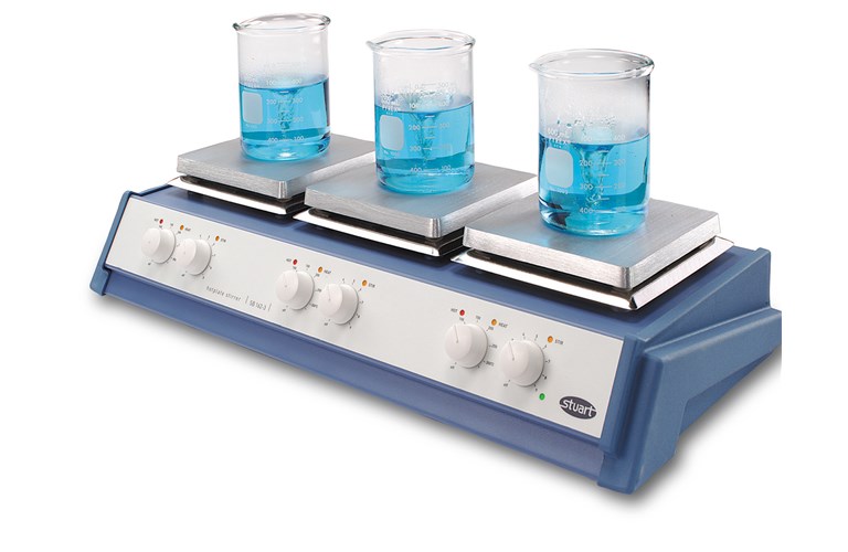 Magnetic stirrer/hotplate, 3-P osition, SB162-3, S