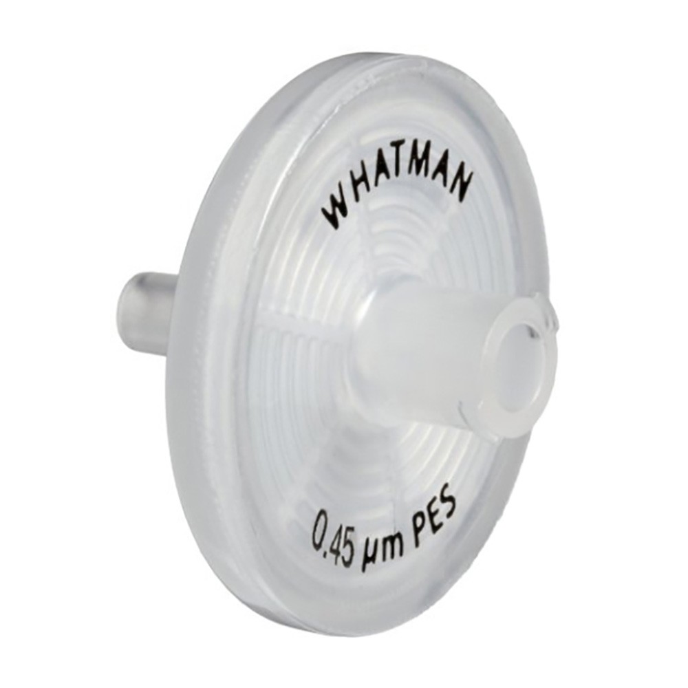 Syringe filter, Whatman Puradisc, PES, Ø25 mm, 0,45 µm, LSO, sterile, 50 pcs