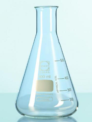 [1170287] Erlenmeyer flask w. narrow neck, DURAN, 200 ml