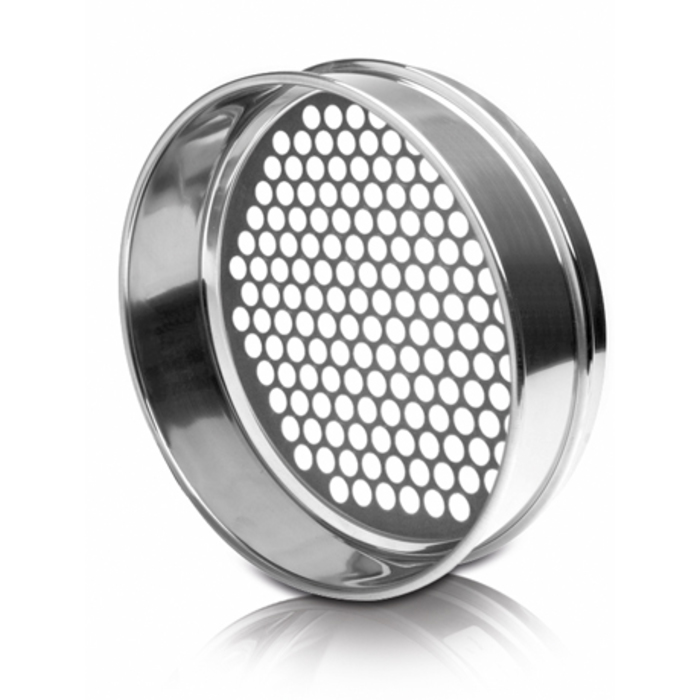 Analytical sieve, Endecotts, stainless, Ø400 x 65 mm, round hols: 45,0 mm