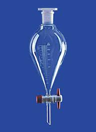 [1171361] Pearshape separat.funnel 250ml NS19, w/gradu. and
