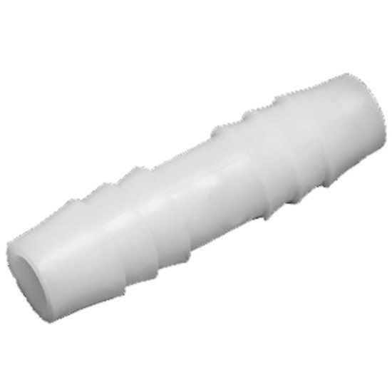 [2406365-11] Straight Connectors, 1/16", Polypropylene, 25 pack