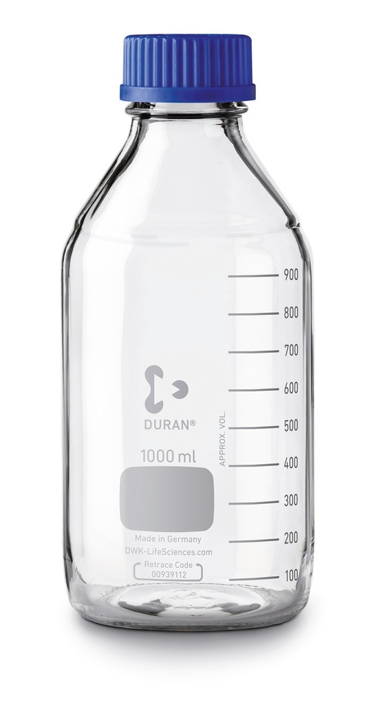 [1175514] Lab bottle w screw-cap 1 ltr