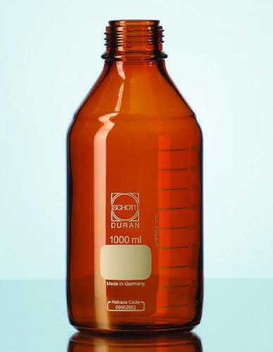 [1175563] Lab.bottle 100ml amber w/o lid