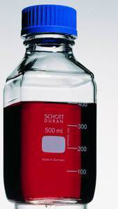 [1175572] Bluecap bottle, square, 250ml