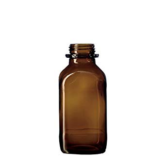 [1175587] Flask brown, square 1000 ml