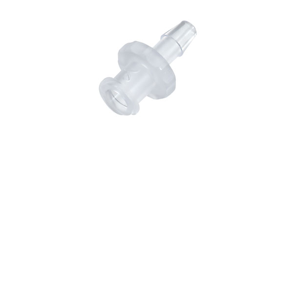 [2445508-02] Female luer 3/32" hose barb adapter, PP, 25/pk