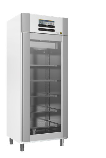 Refrigerator, GRAM ExGuard ER600W, -2/20°C, 614 L, 5 shelves, glass door, white